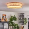 Barroco Plafones LED Crudo, Blanca, 1 luz