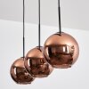 Koyoto Lámparas suspendidas, Luminarias esféricas, Lámparas colgantes Color cobre, 3 luces