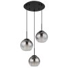 Lámparas Globo Lighting Barry Lámparas suspendidas Negro, 3 luces