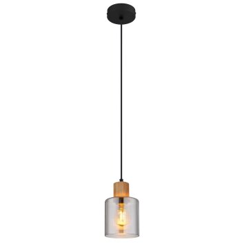 Lámparas Globo Lighting Aleidis Lámparas suspendidas marrón oscuro, Negro, 1 luz