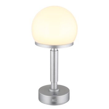 Lámparas Globo Lighting Haku Lámparas de mesa LED Plata, 1 luz