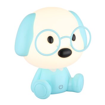 Lámparas Globo Lighting Puppy Lámparas de mesa LED Azul, Blanca, 1 luz