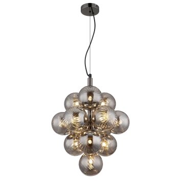 Lámparas Globo Lighting Conor Lámparas suspendidas Cromo, Negro, 13 luces