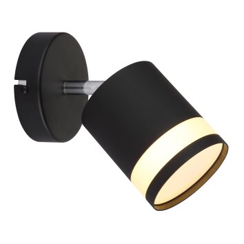 Lámparas Globo Lighting und Plafones, Spot techo, Apliques, Spot de pared Negro, 1 luz